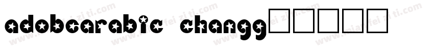 adobearabic changg字体转换